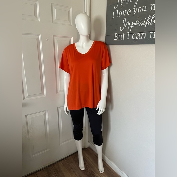 3XL OPNA Orange Workout Tee - Picture 1 of 3
